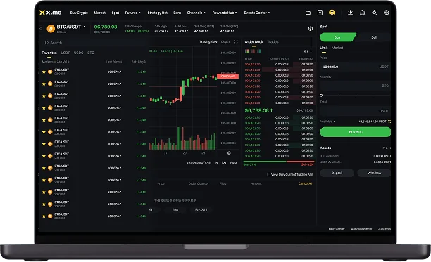 x.me trading platform